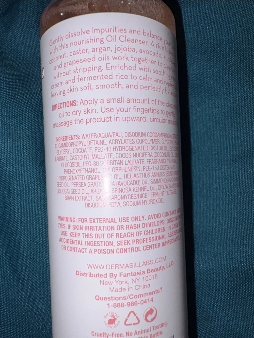 Dermasil balancing oil
